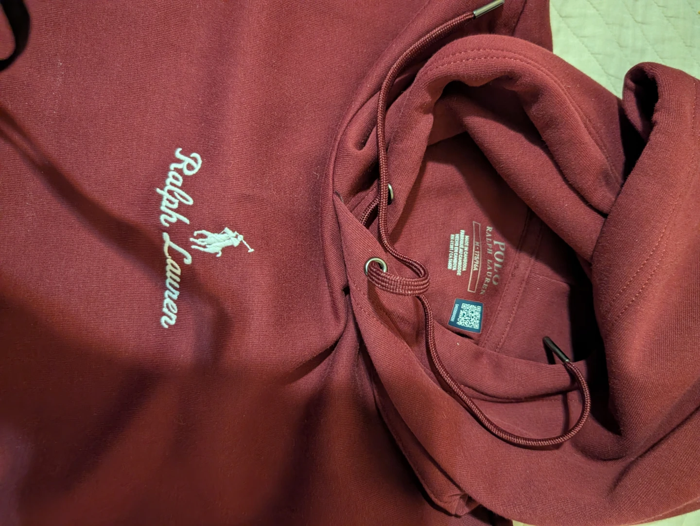 Polo Ralph Lauren Men's Burgundy Hoodie🏆 - photo 3