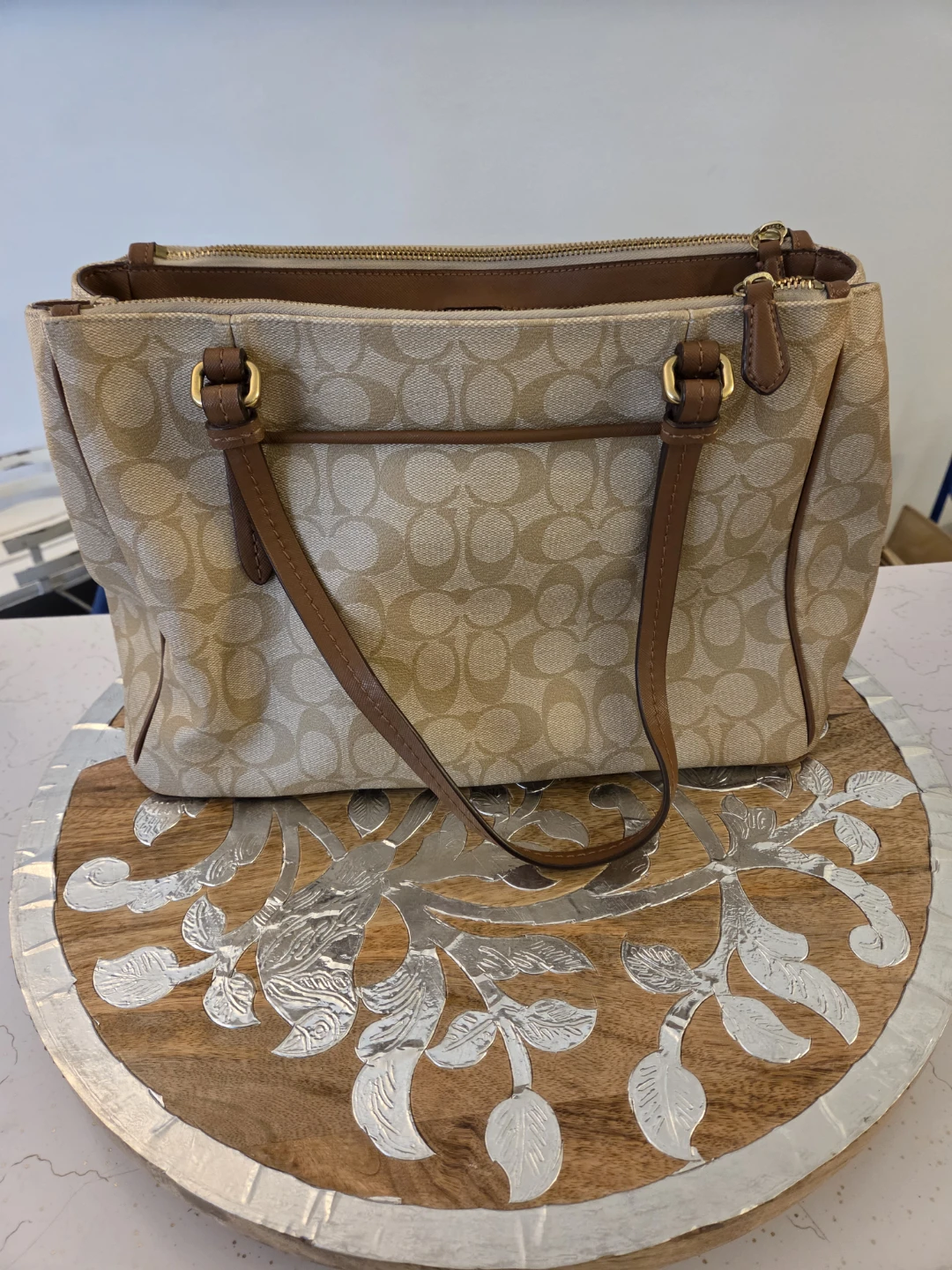 COACH Peyton Jordan Double Zip Carryall - photo 4