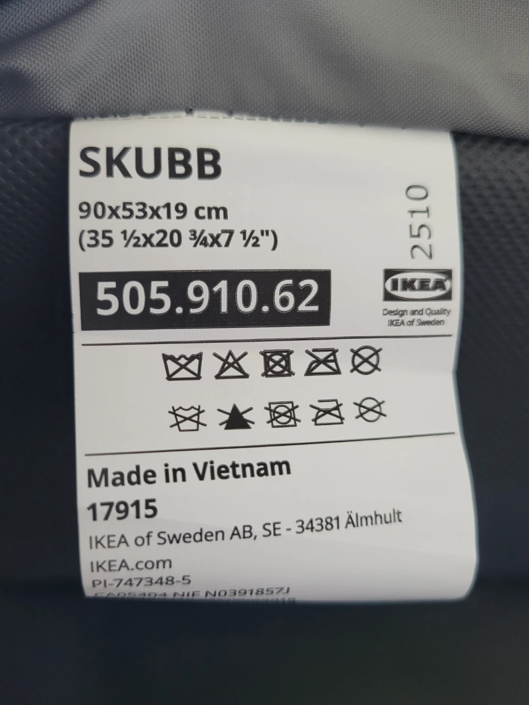IKEA SKUBB Storage Box 90x53x19 cm - photo 3
