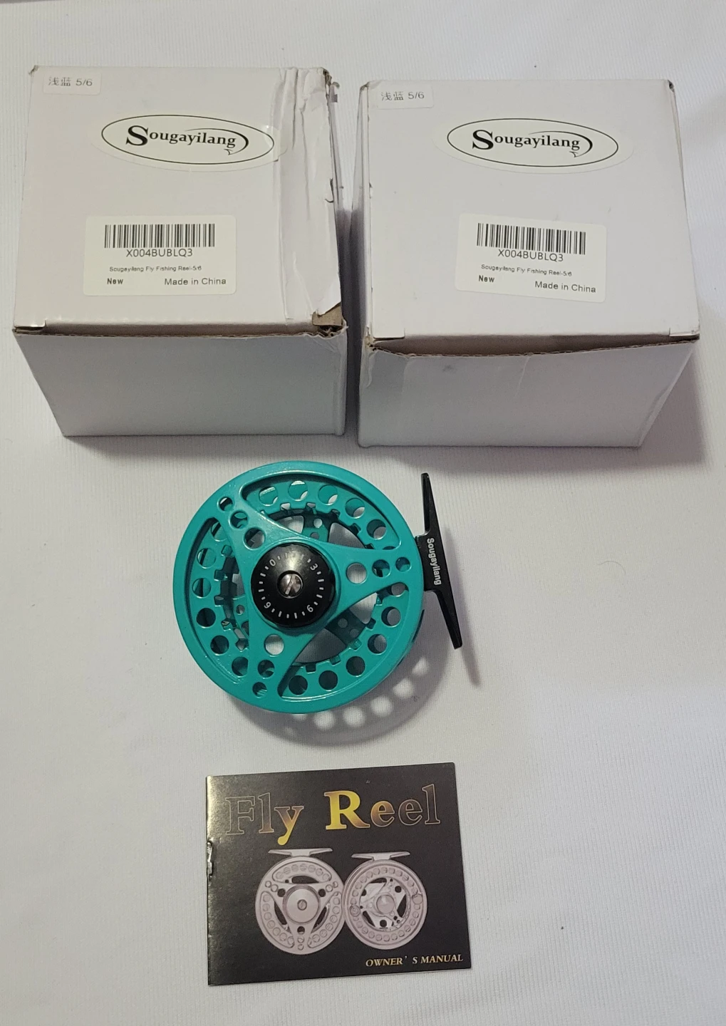 Sougayilang 5/6 Fly Fishing Reel - Teal 🏆