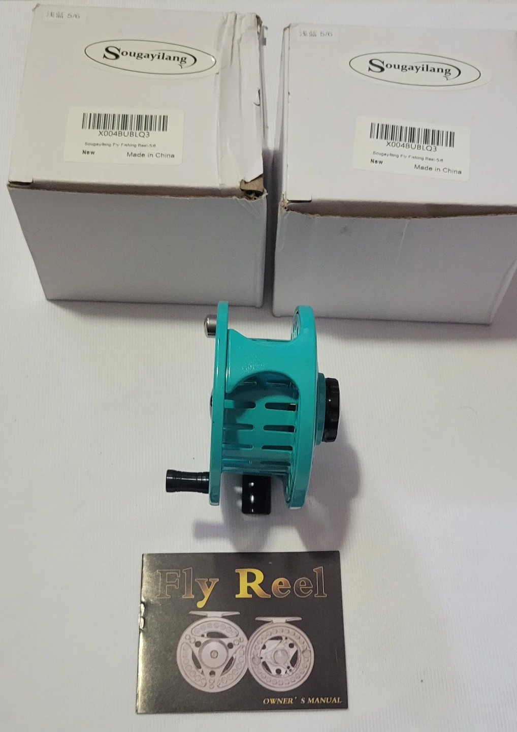 Sougayilang 5/6 Fly Fishing Reel - Teal 🏆 - photo 3