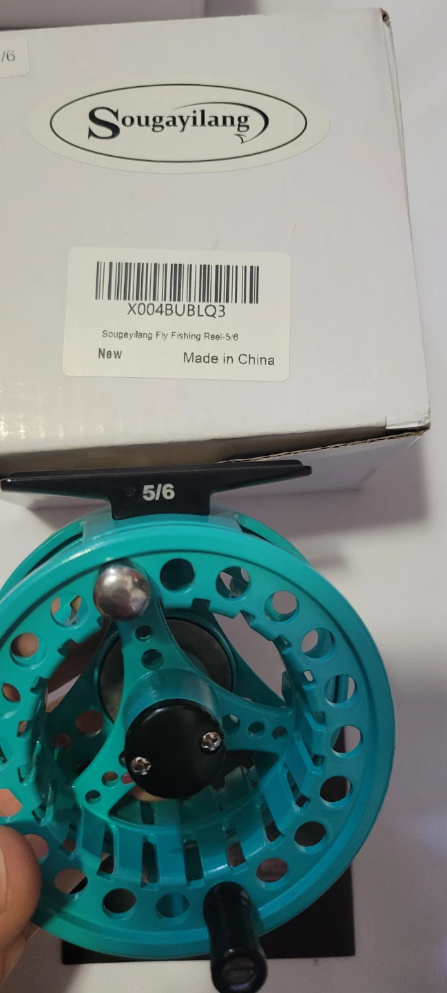 Sougayilang 5/6 Fly Fishing Reel - Teal 🏆 - photo 5