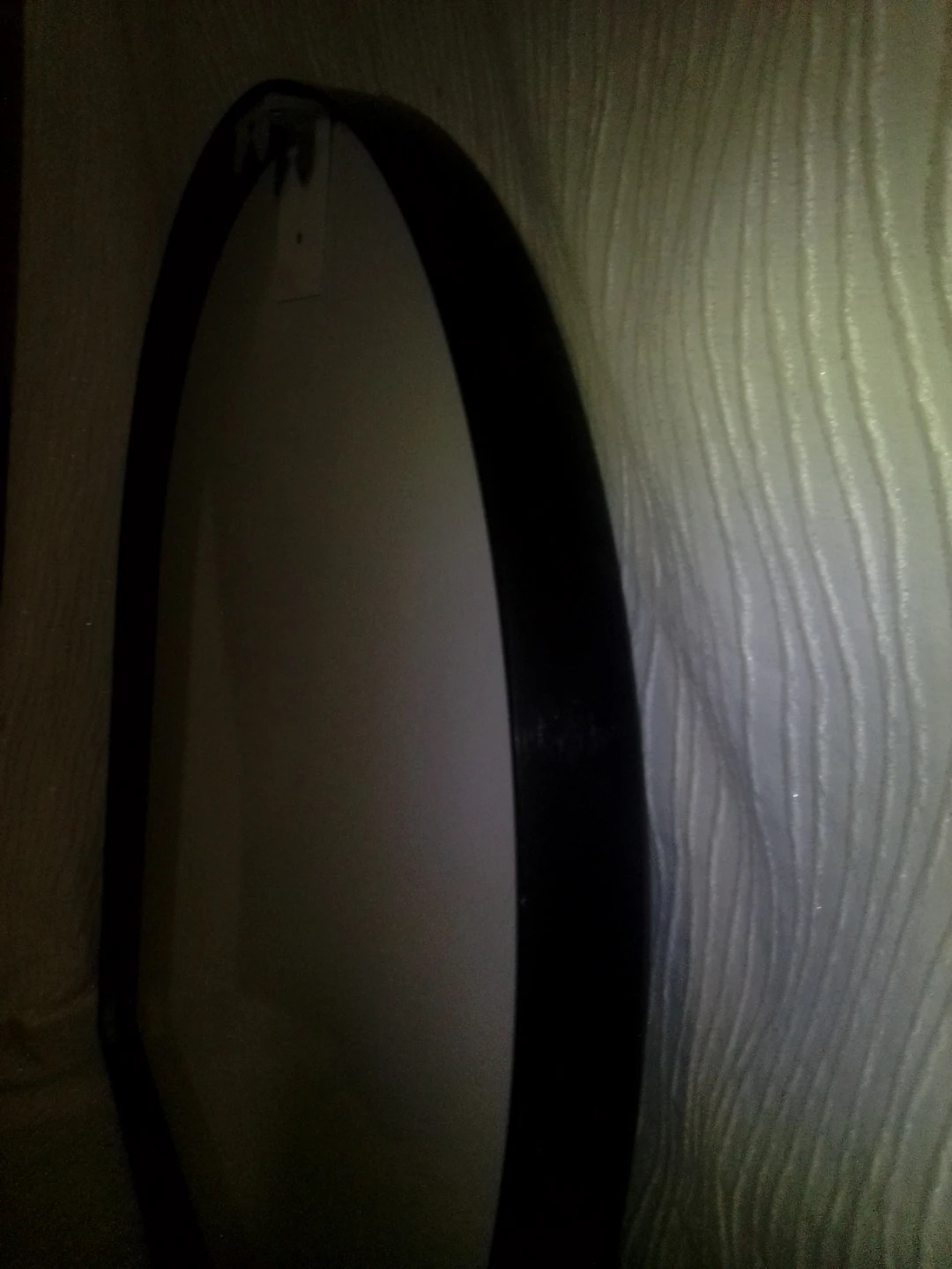 Arched Black Framed Mirror - photo 3