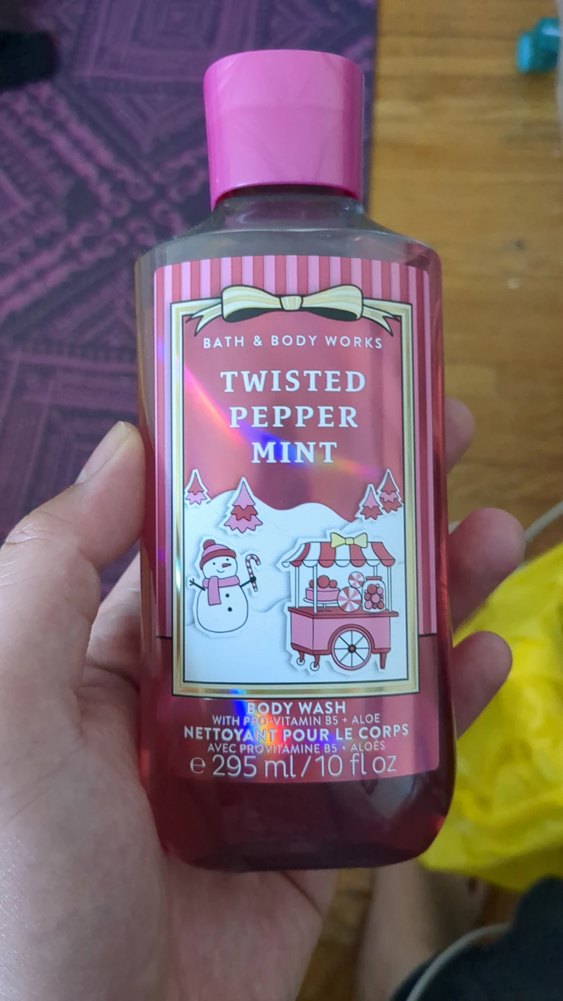 Bath & Body Works Twisted Pepper Mint Body Wash 10 oz