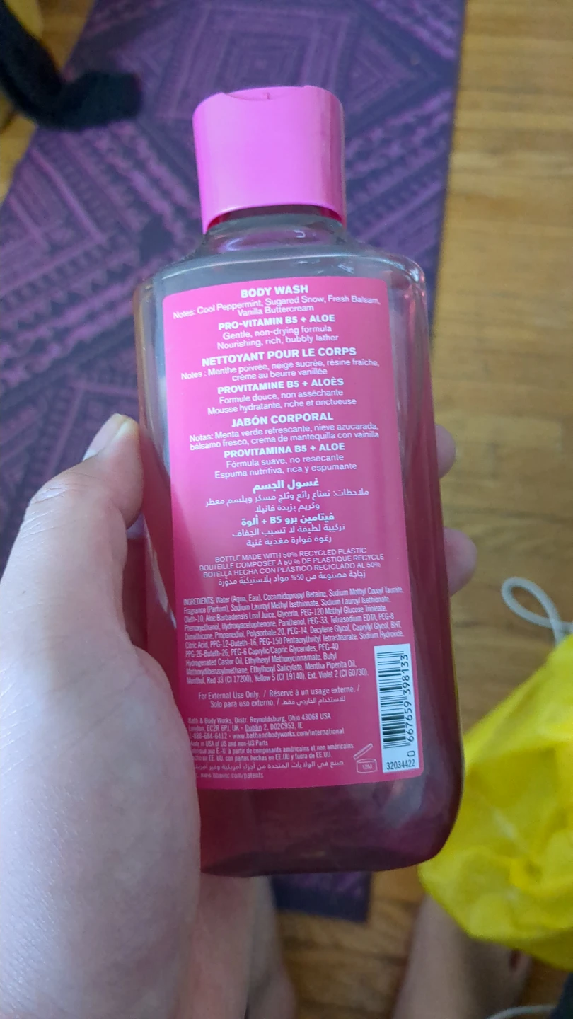 Bath & Body Works Twisted Pepper Mint Body Wash 10 oz - photo 2