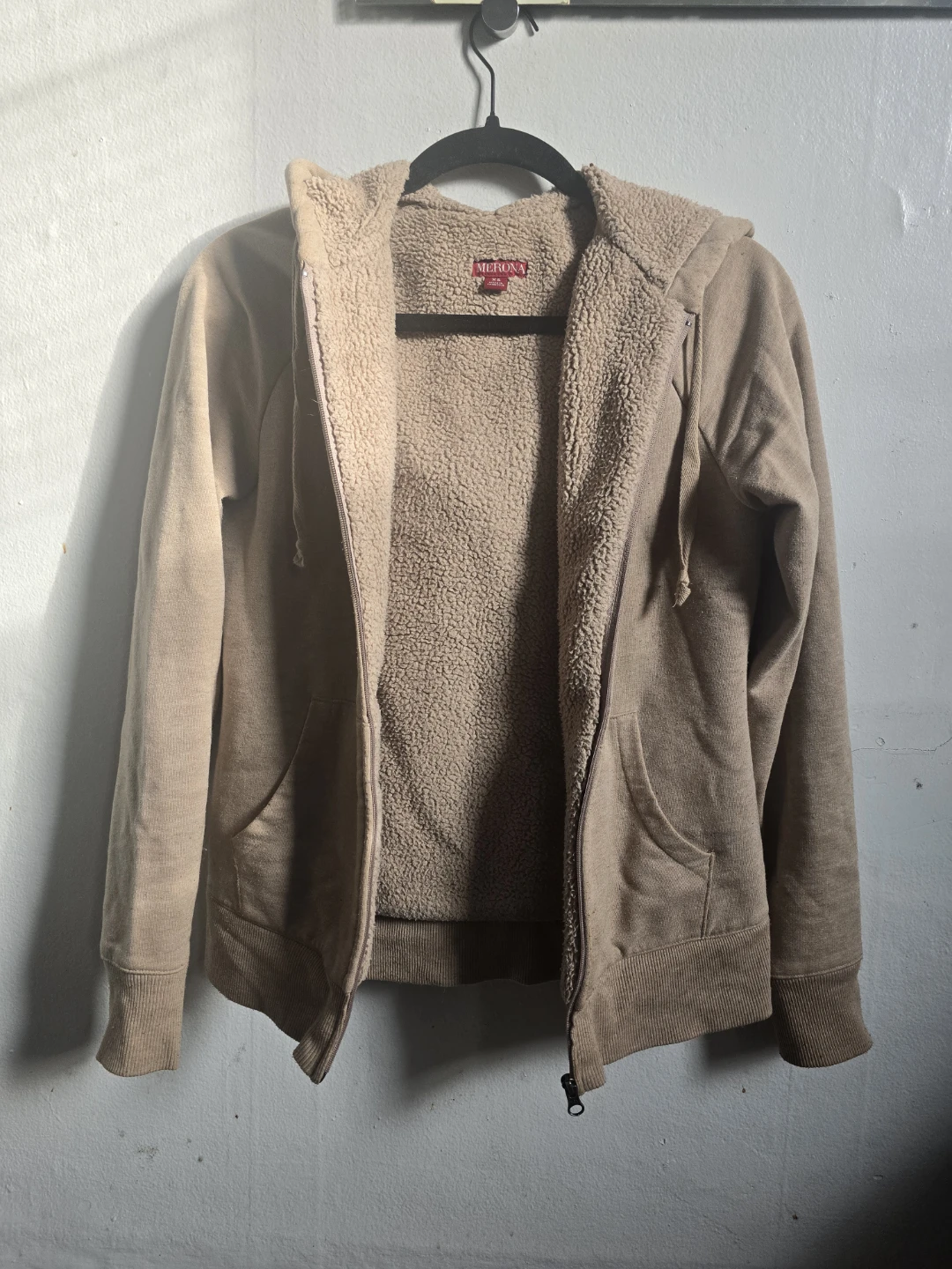 Merona Sherpa Lined Zip-Up Hoodie