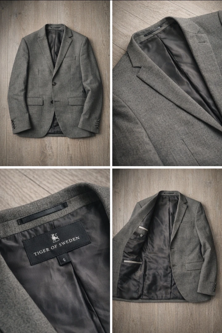 Veste grise Tiger of Sweden taille 46 petite 🏆
