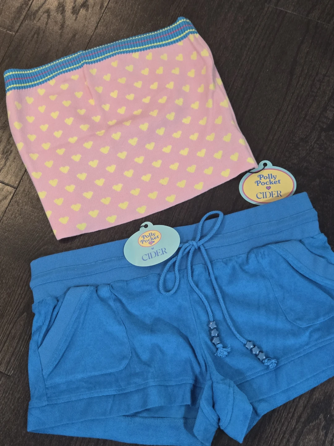 Polly Pocket Cider Shorts and Top Set