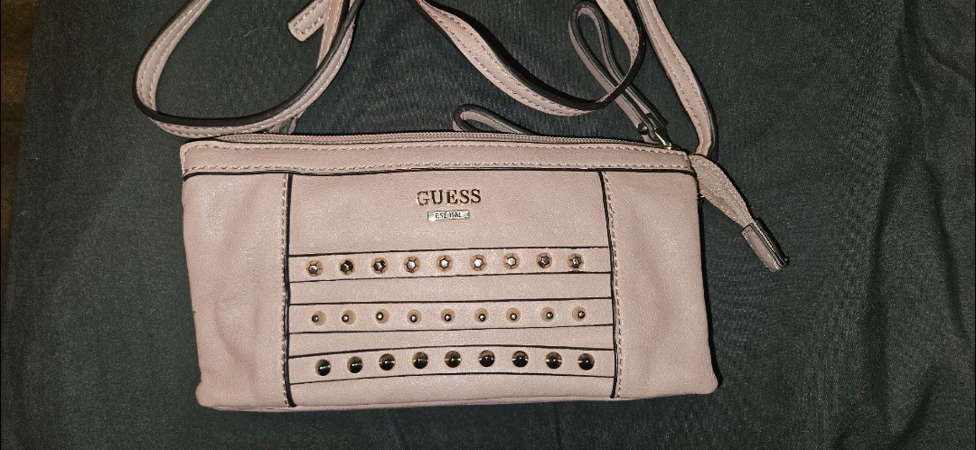 Guess Pink Studded Crossbody Bag