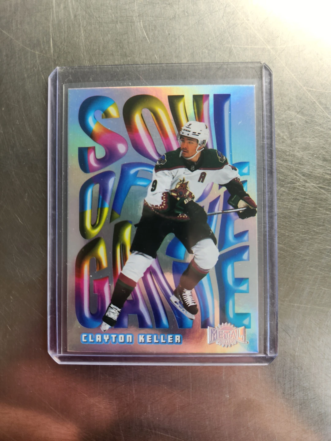 2023-24 Metal Universe Hockey Clayton Keller Card