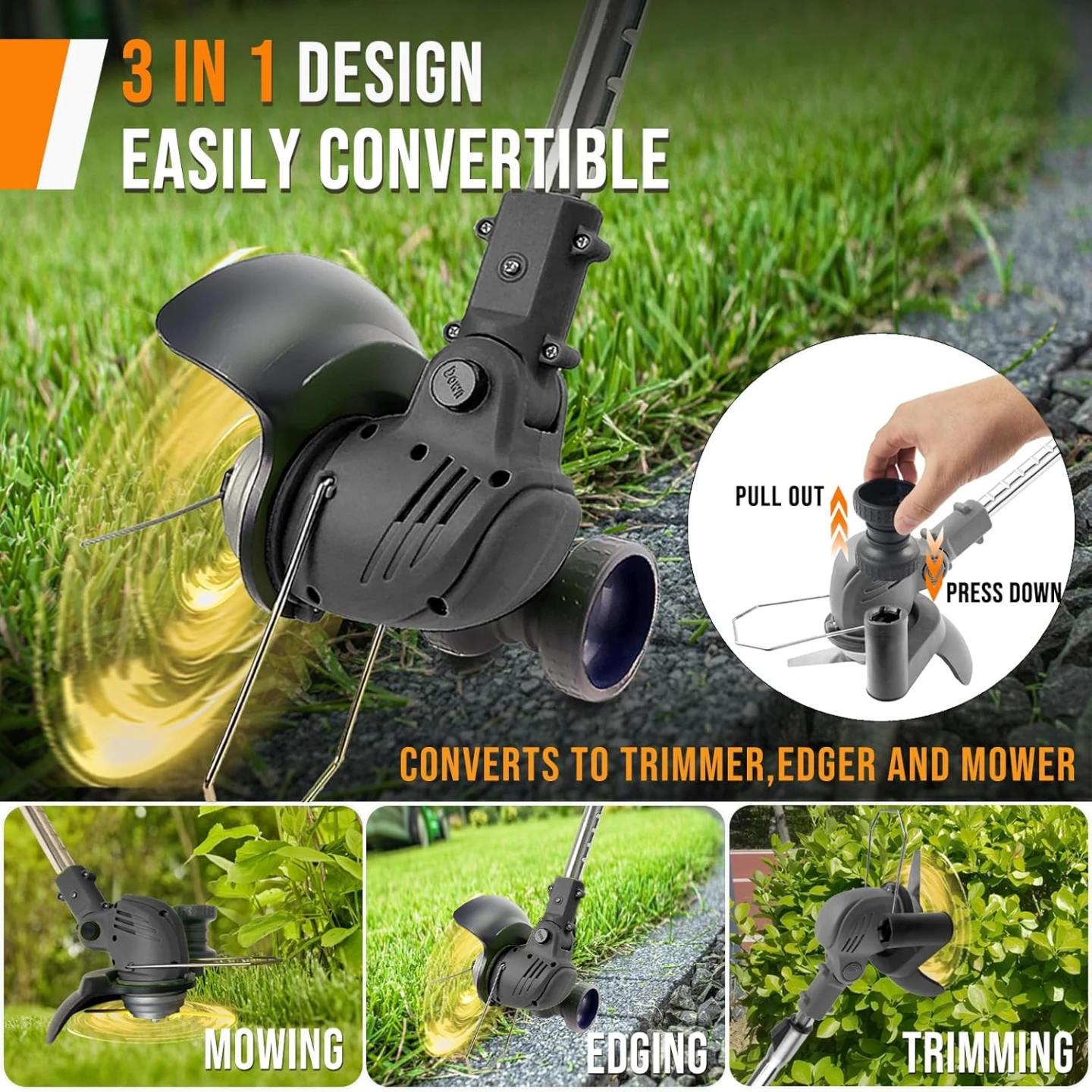 Brand New 21V Battery Powered Weed Trimmer For Sale - photo 4