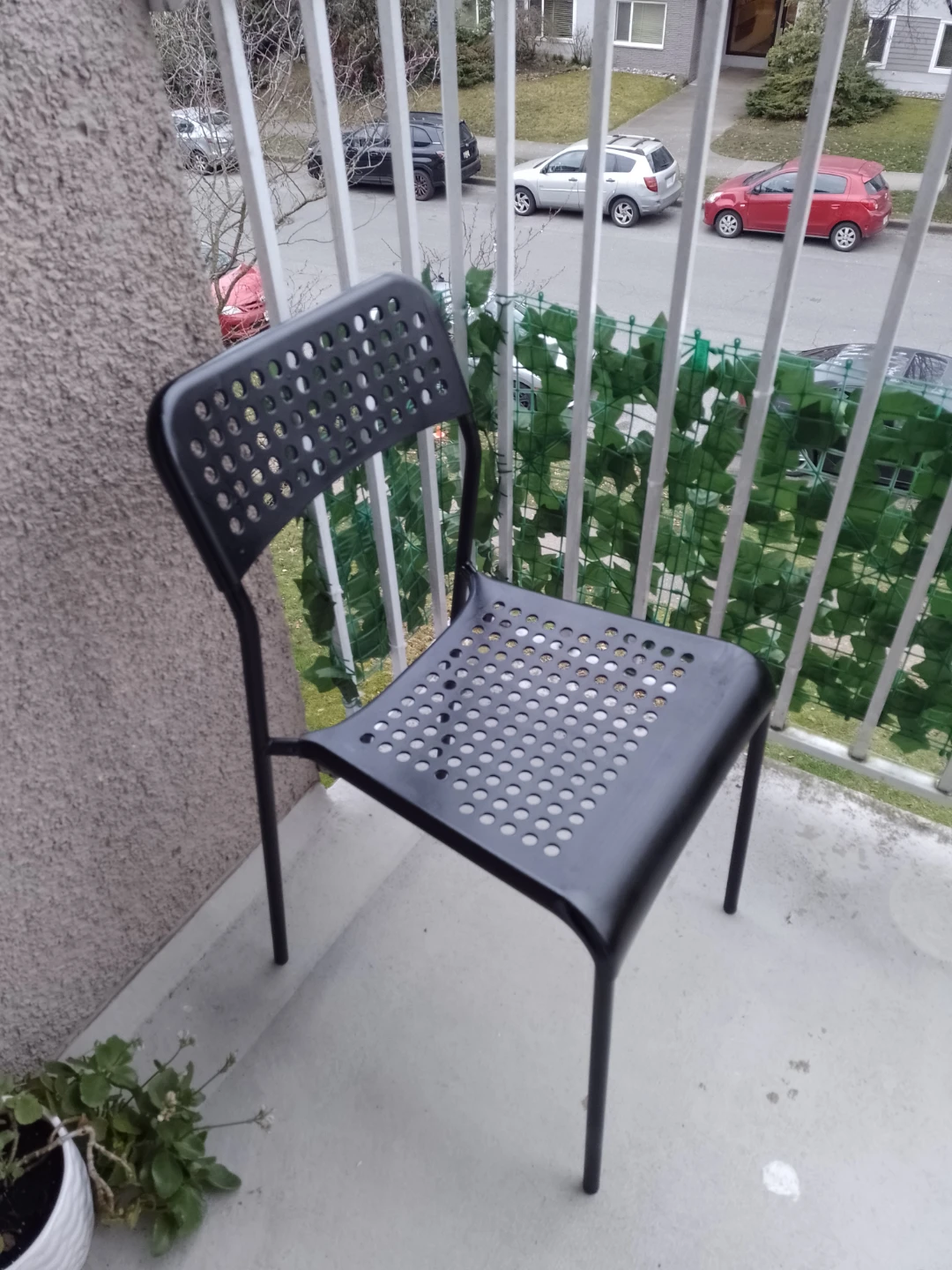 Black IKEA MARIUS Stool Chair - photo 2