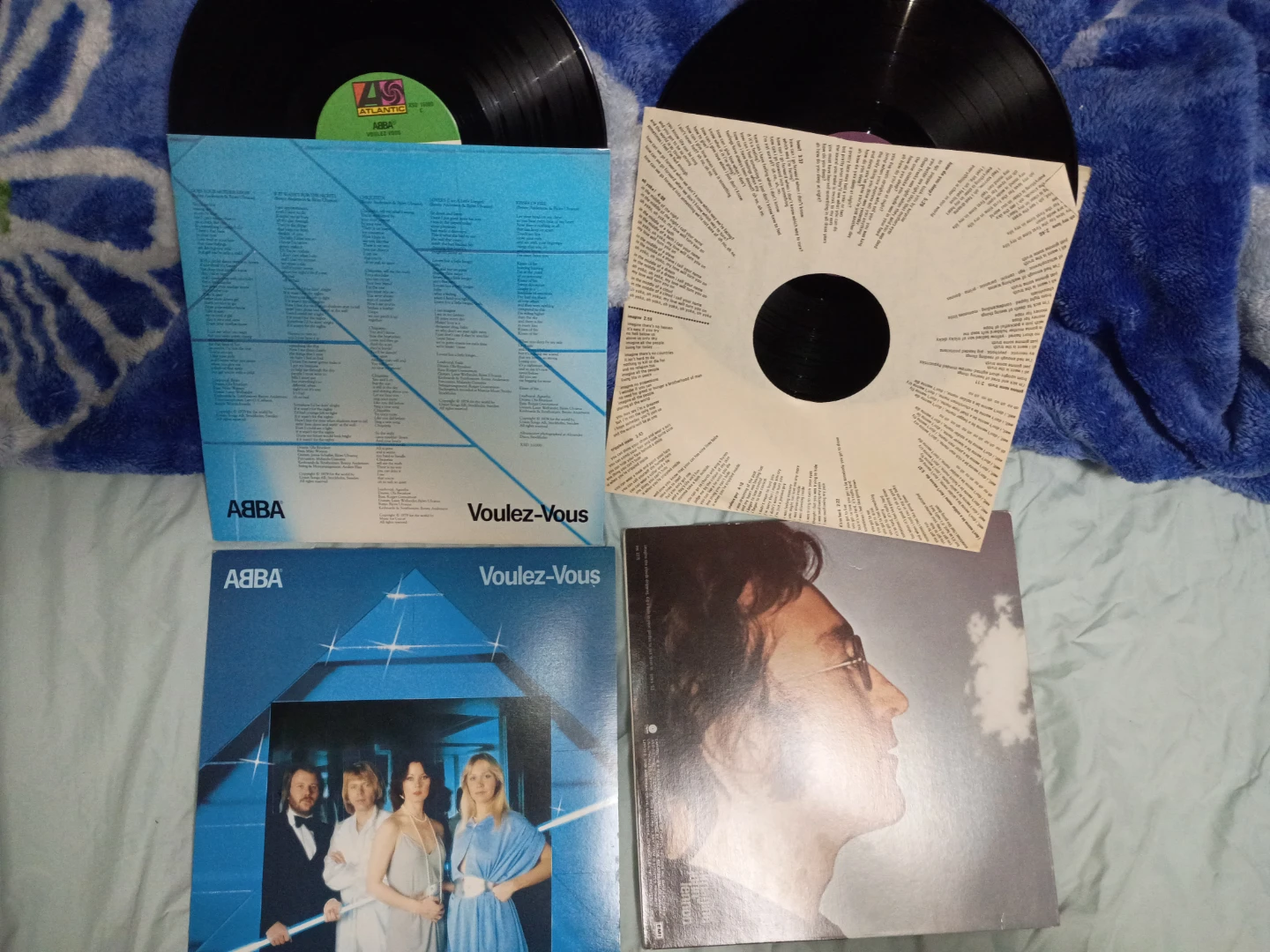 ABBA Voulez-Vous Vinyl Record LP. John Lennon Imagine. - photo 2