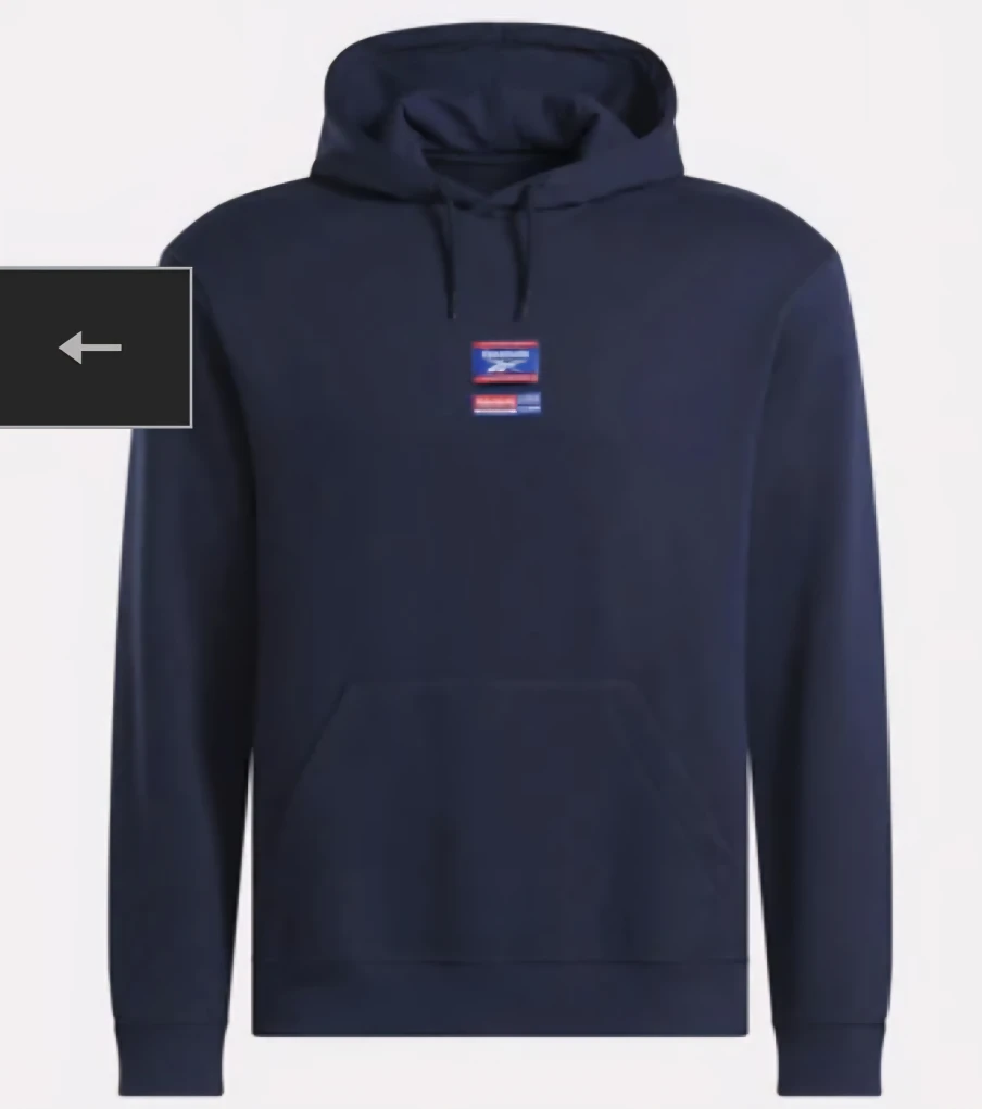 Reebok ID Vector Blue Hoodie Medium