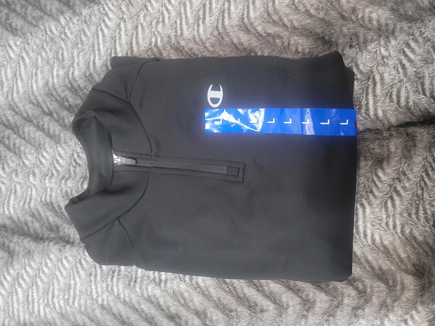 Champion Black 1/4 Zip Pullover