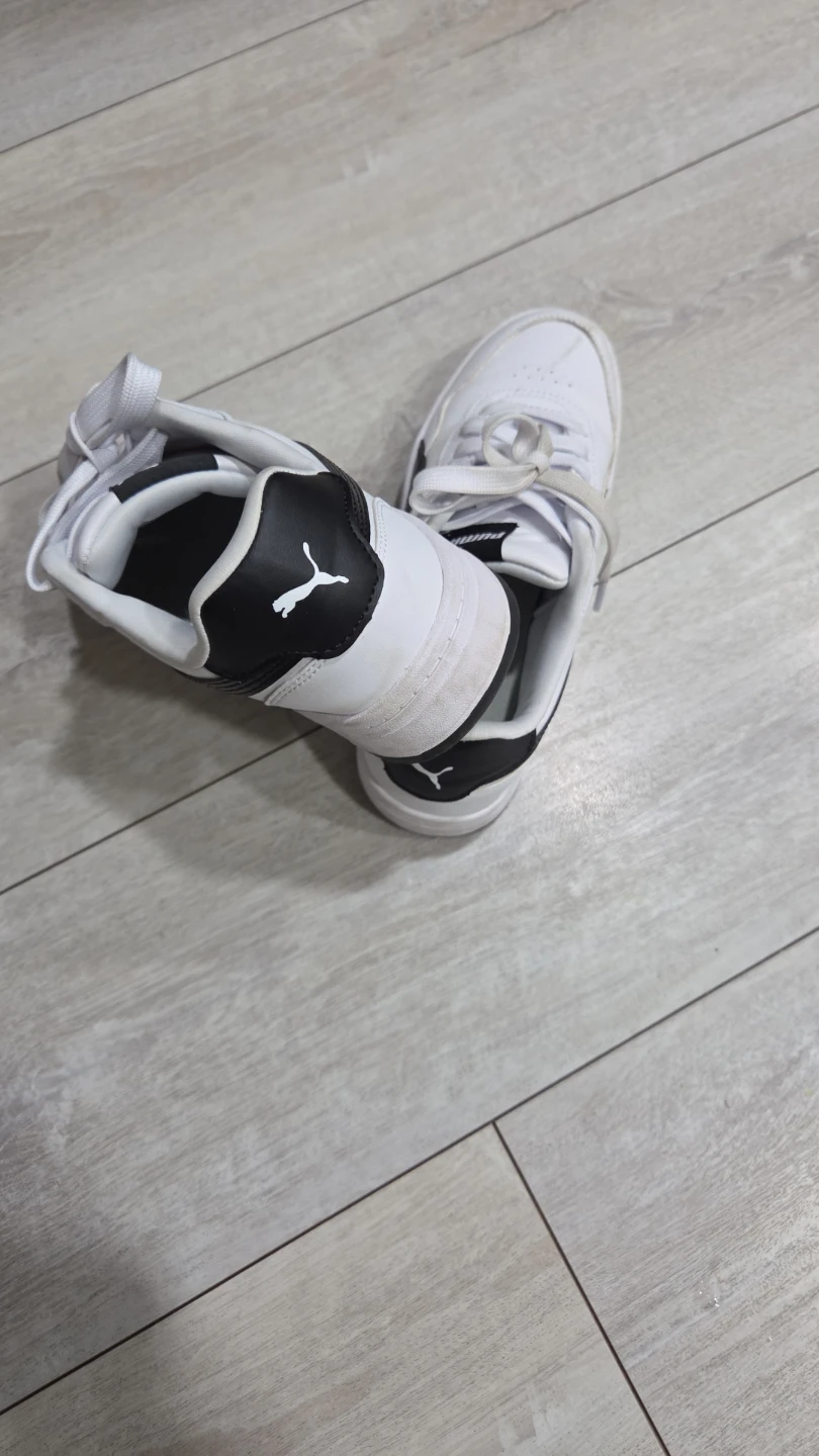 Puma White and Black Sneakers - Women's Size 5.5 - photo 2