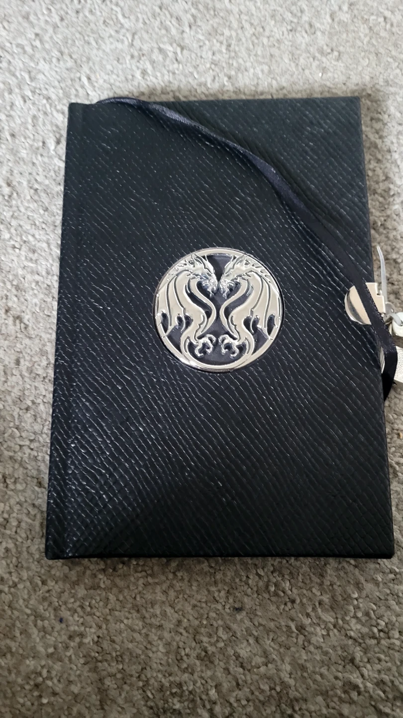 Black Dragon Lockable Journal