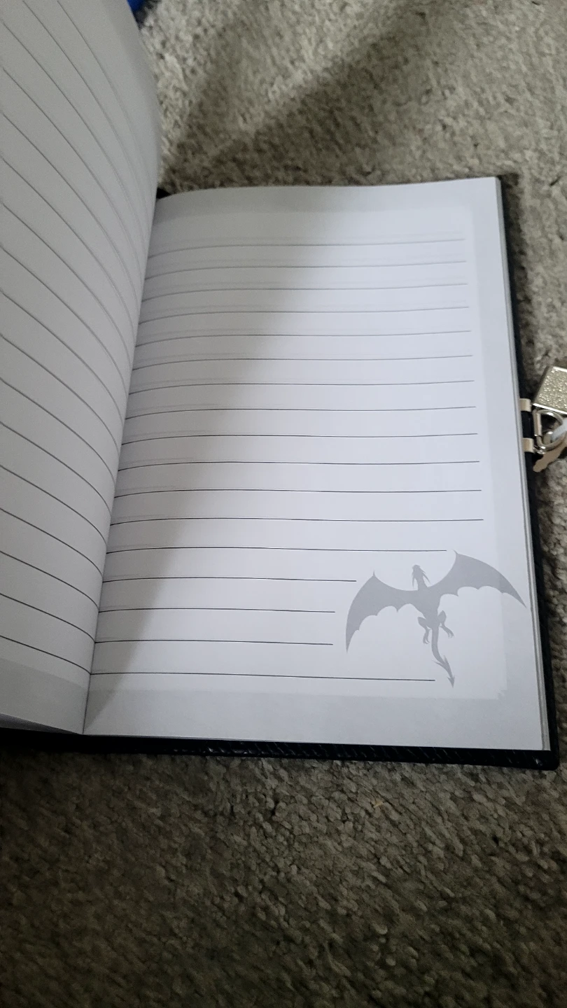 Black Dragon Lockable Journal - photo 3