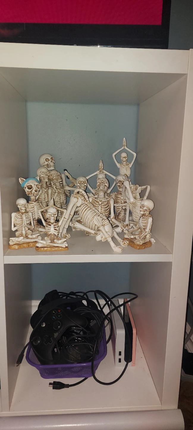 Skeleton Figurines - Yoga Poses and Group