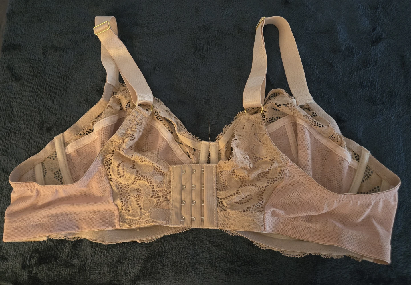 105C Apricot & WhiteLace Push-Up Bras - photo 3