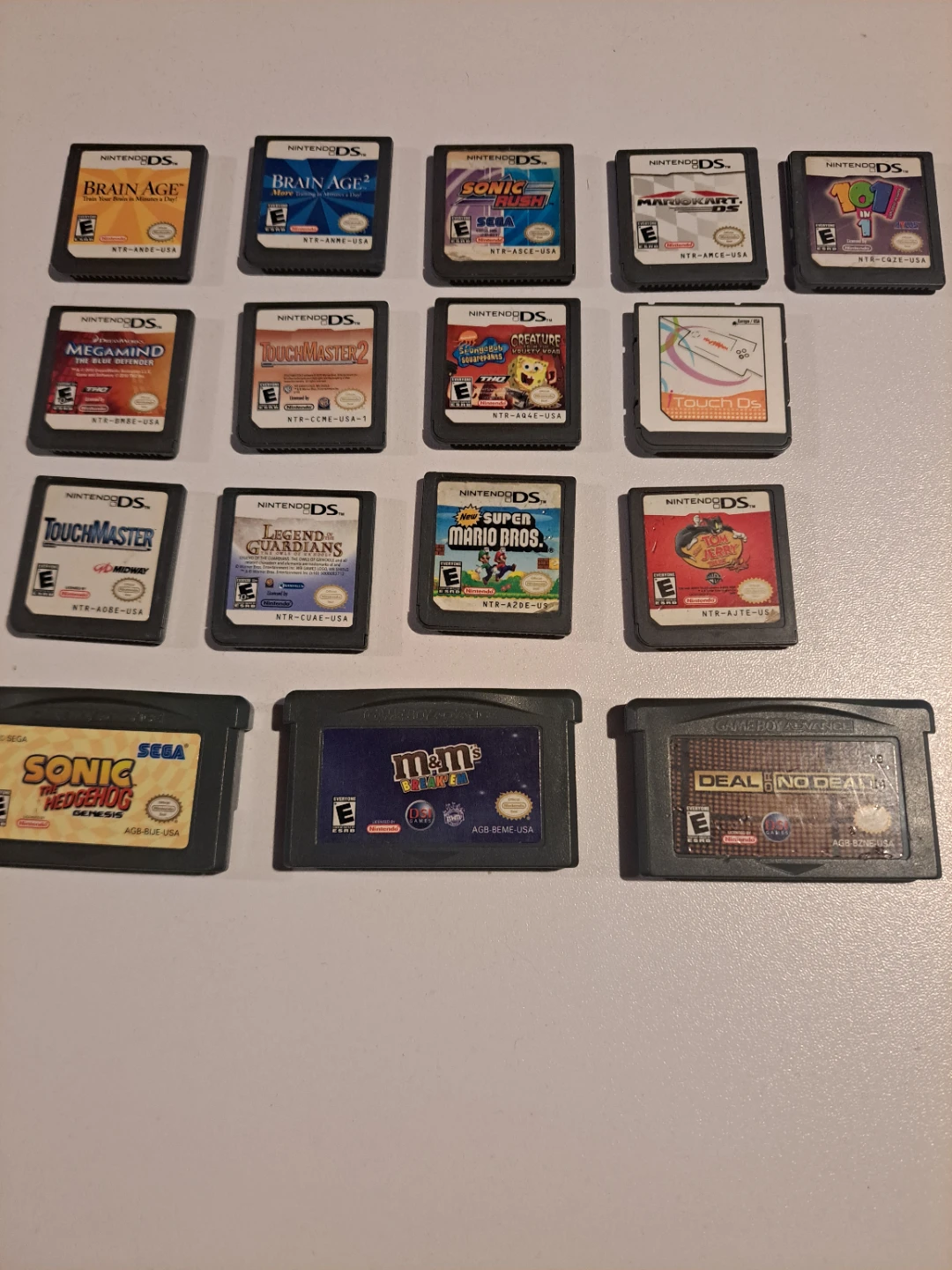 Nintendo DS & Game Boy Advance Game Bundle