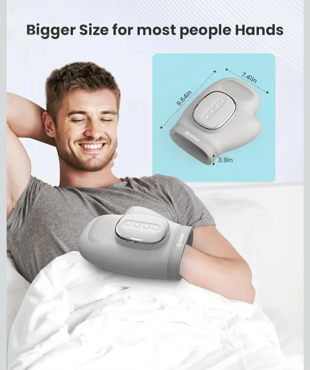 Comfier Hand Massager with Heat - Model CF-4403 - photo 3