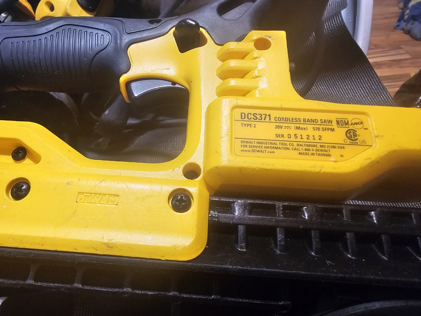 DeWalt Cordless Band Saw and Other Dewalt Power Tools - photo 2