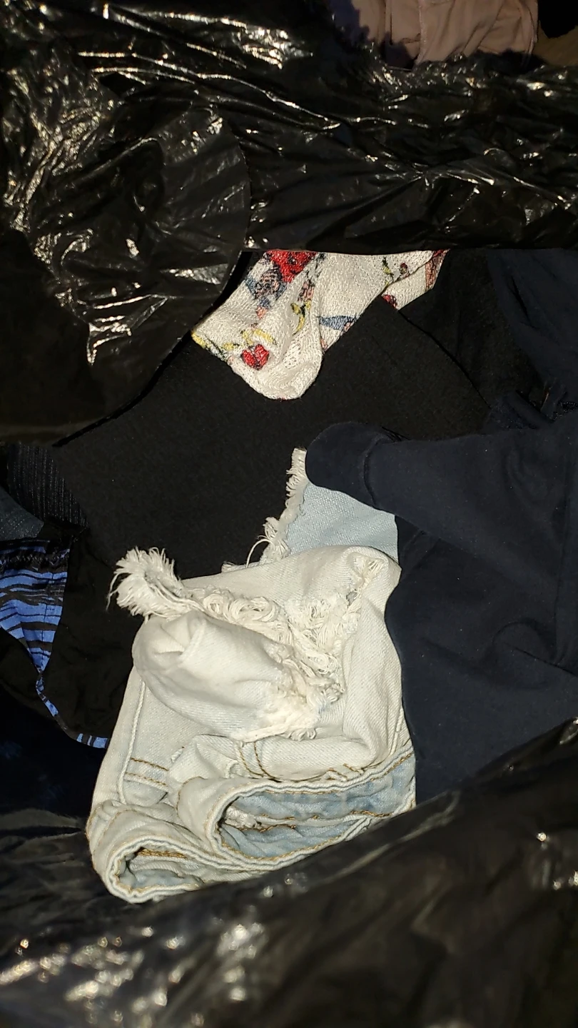 Big bag of women's clothes
