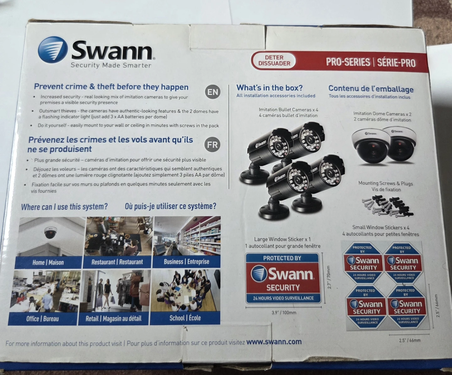 Swann Security Pro - Series Imitation Theft Prevention Kit - photo 3