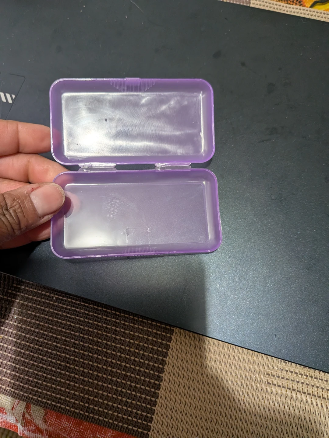 Small Purple Plastic Case