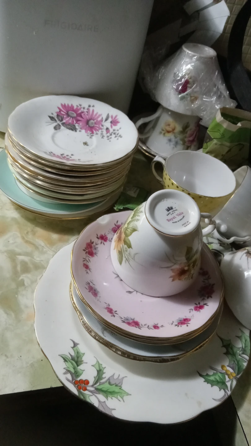 Royal Vale Bone China Teacup and Saucer Set