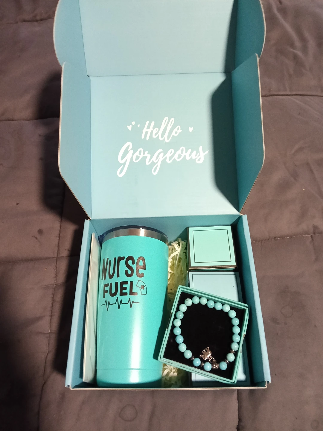 Nurse Fuel Tumbler and Bracelet Gift Set