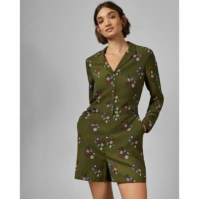 Ted Baker London Floral Print Shirt Dress Size 2 - photo 2