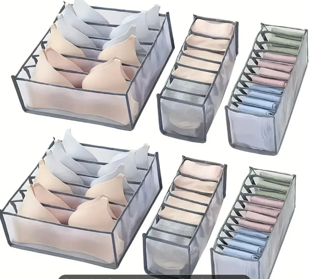 Set of 6 Fabric Drawer Organizers 🥕