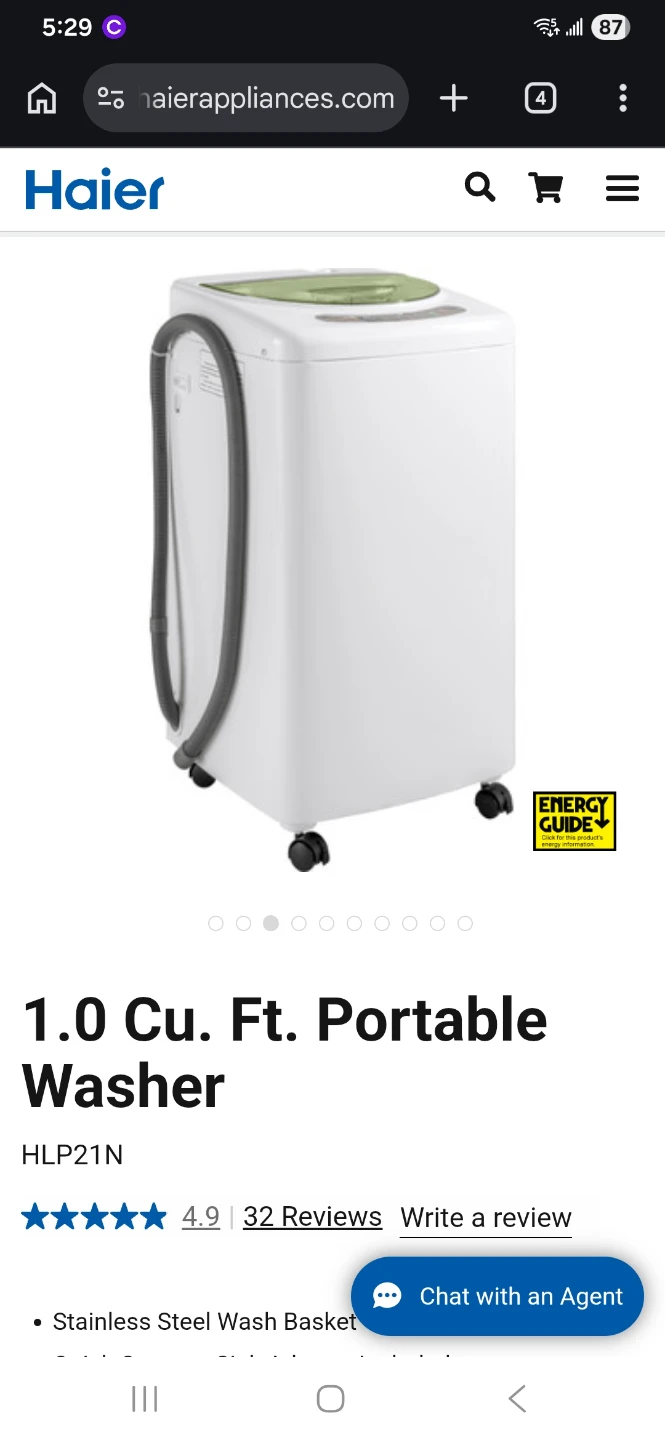 Haier Portable Washer - photo 3