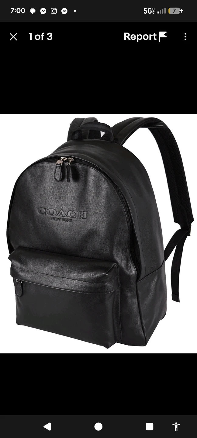 Coach Charles Leather Campus Backpack - photo 5