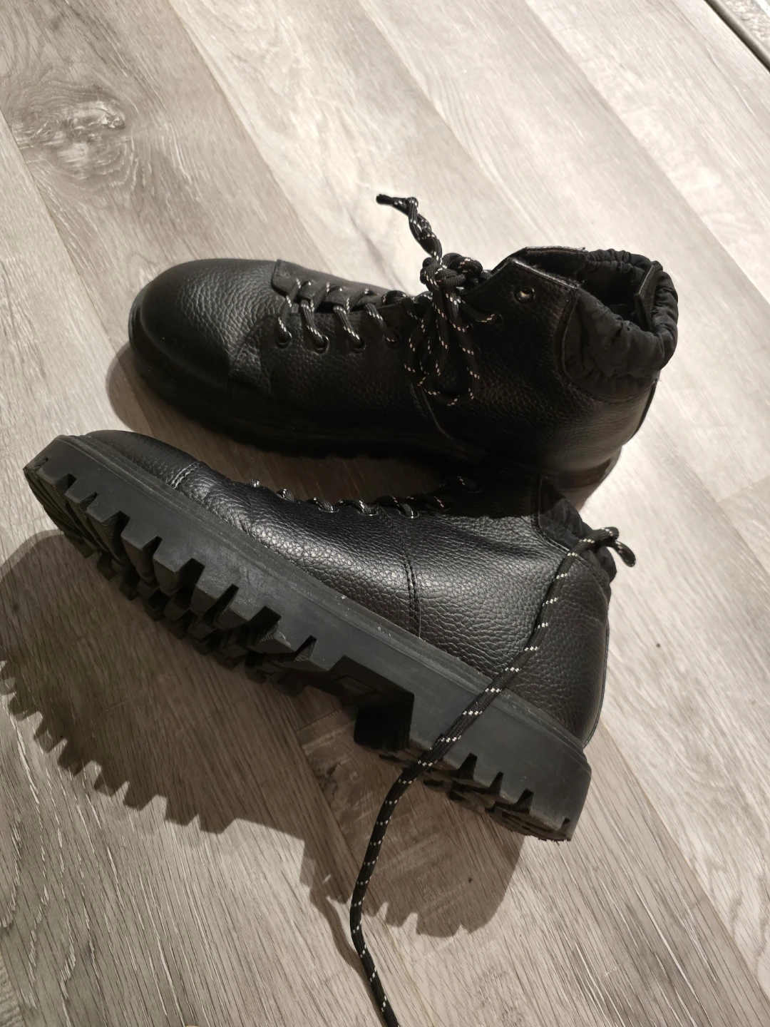 Black Leather Boots