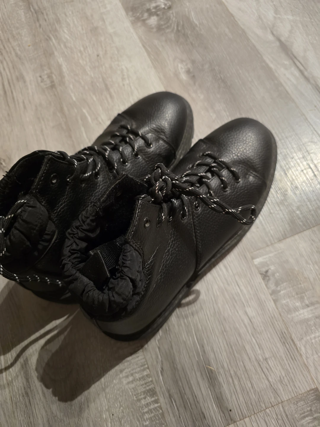 Black Leather Boots - photo 2