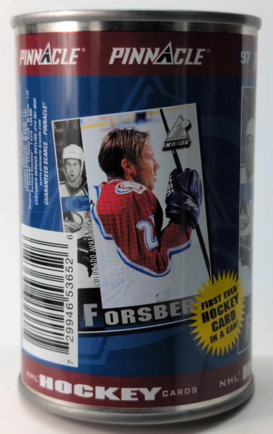 Pinnacle 1997-98 NHL Hockey Cards - Forsberg - photo 3