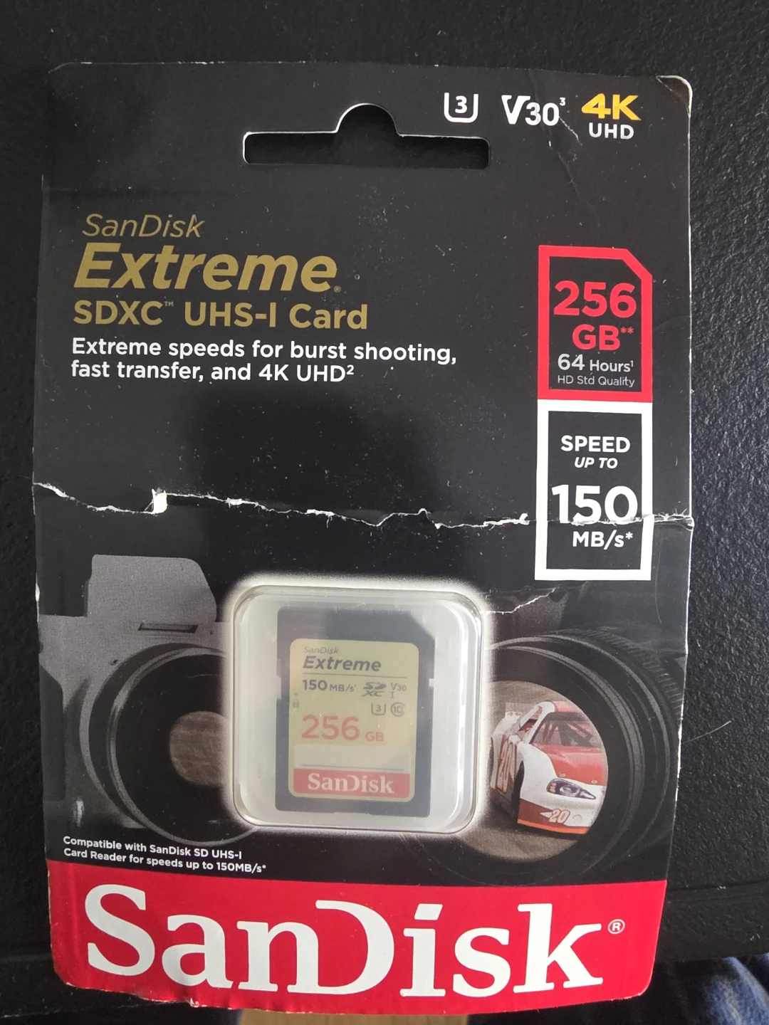 SanDisk Extreme 256GB SDXC UHS-I Card