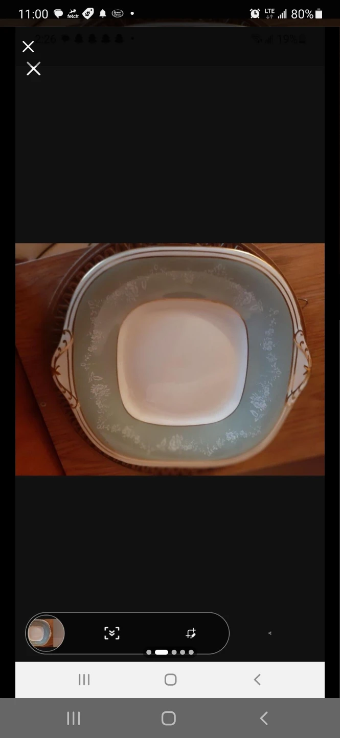 Aynsley Rosewood Decorative plate-England - photo 3