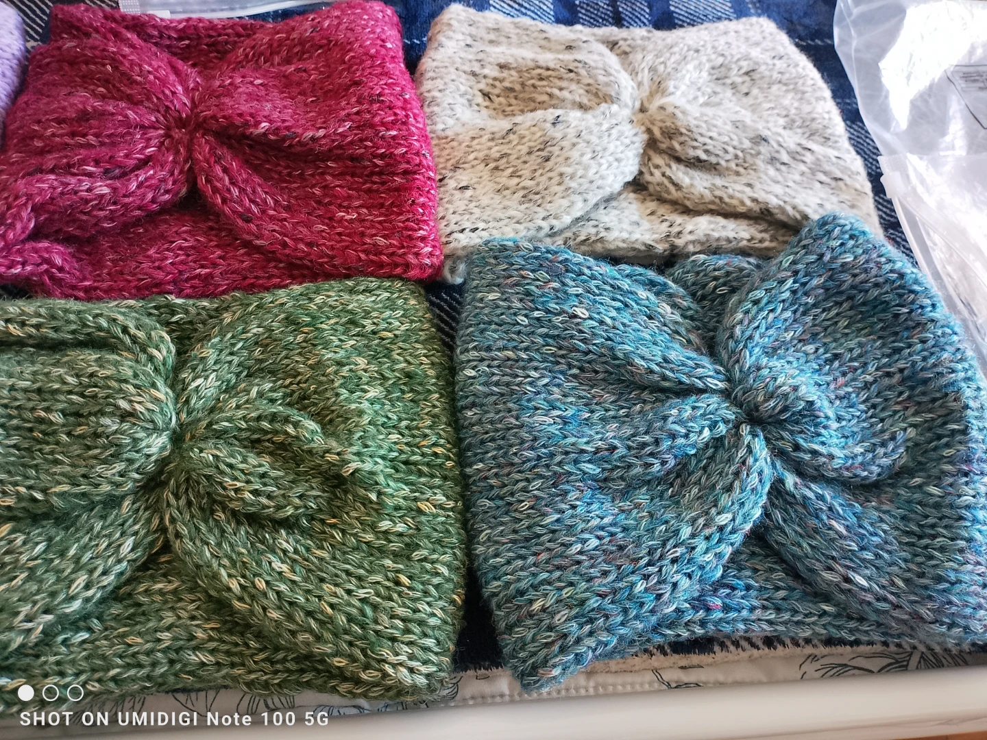 Hand-Knit Twisted Headbands - Set of 10 - photo 4