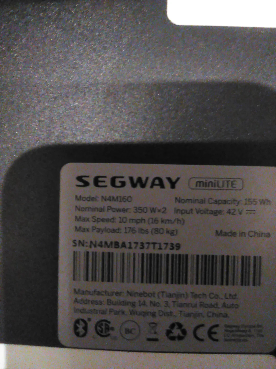 Segway miniLITE Self-Balancing Scooter - photo 3