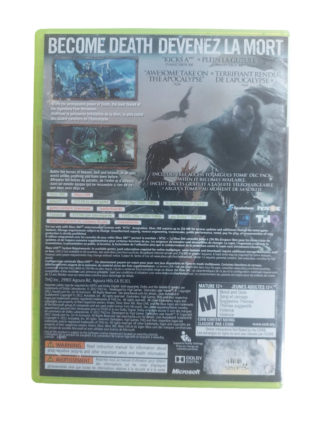 Darksiders II Limited Edition Xbox 360 Game - photo 2
