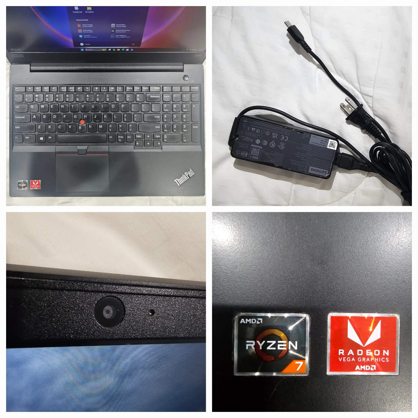 Lenovo ThinkPad Laptop with AMD Ryzen 7 3700U - photo 5