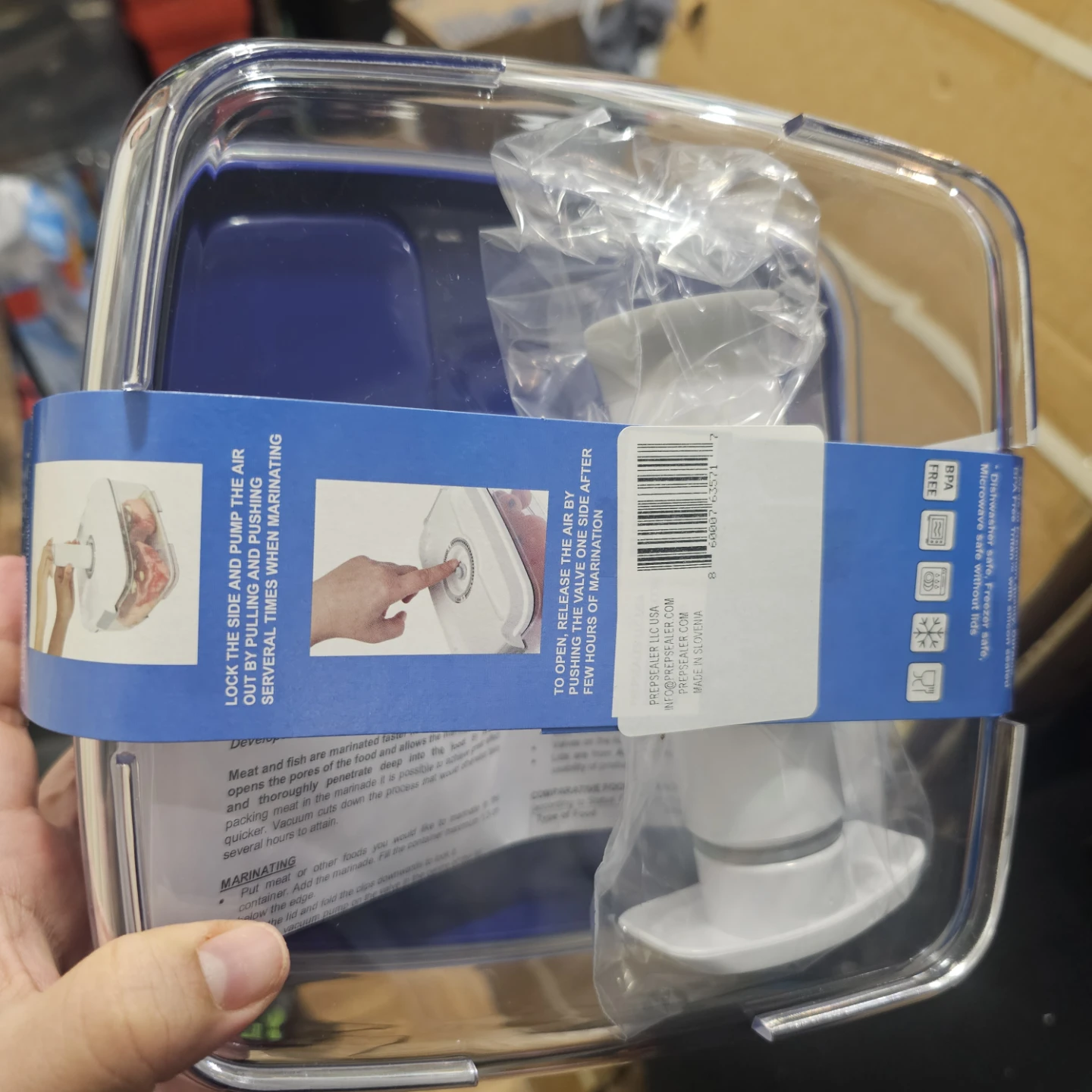 PrepSealer Marinading Vacuum Seal Container - photo 2