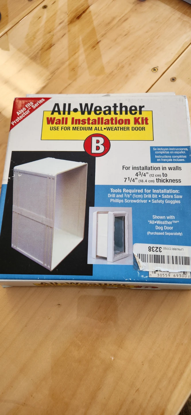 All-Weather Wall Installation Kit for Medium Dog Doors