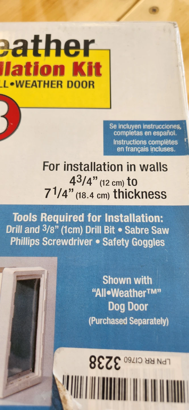 All-Weather Wall Installation Kit for Medium Dog Doors - photo 2