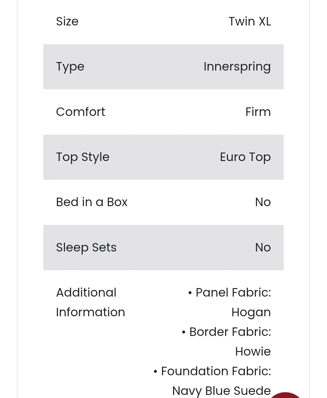 Kingsdown Twin XL Innerspring Euro Top Mattress - photo 5