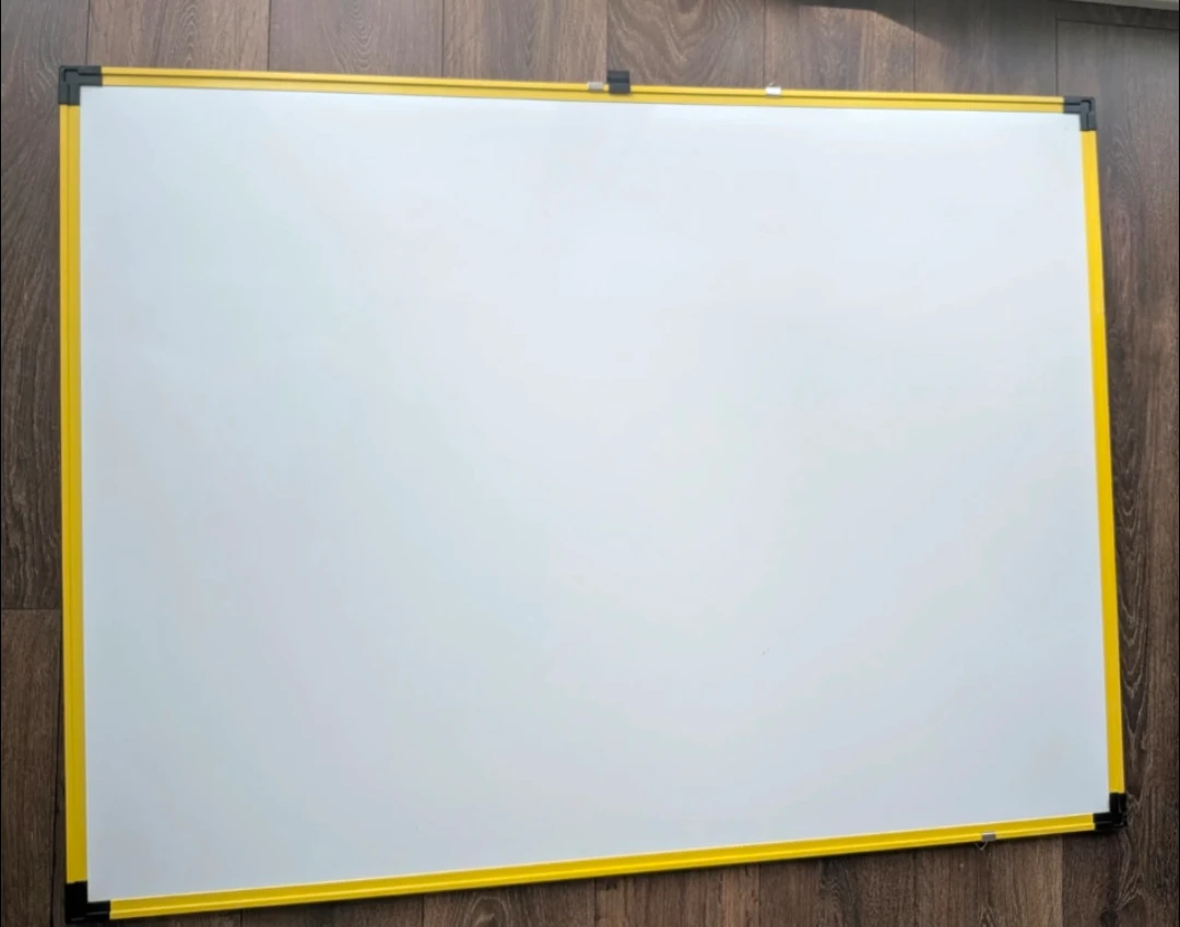 4'x3' Industrial Yellow Dry Erase Board